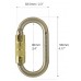 Mosquetón Automático de Acero Oval 25 KN